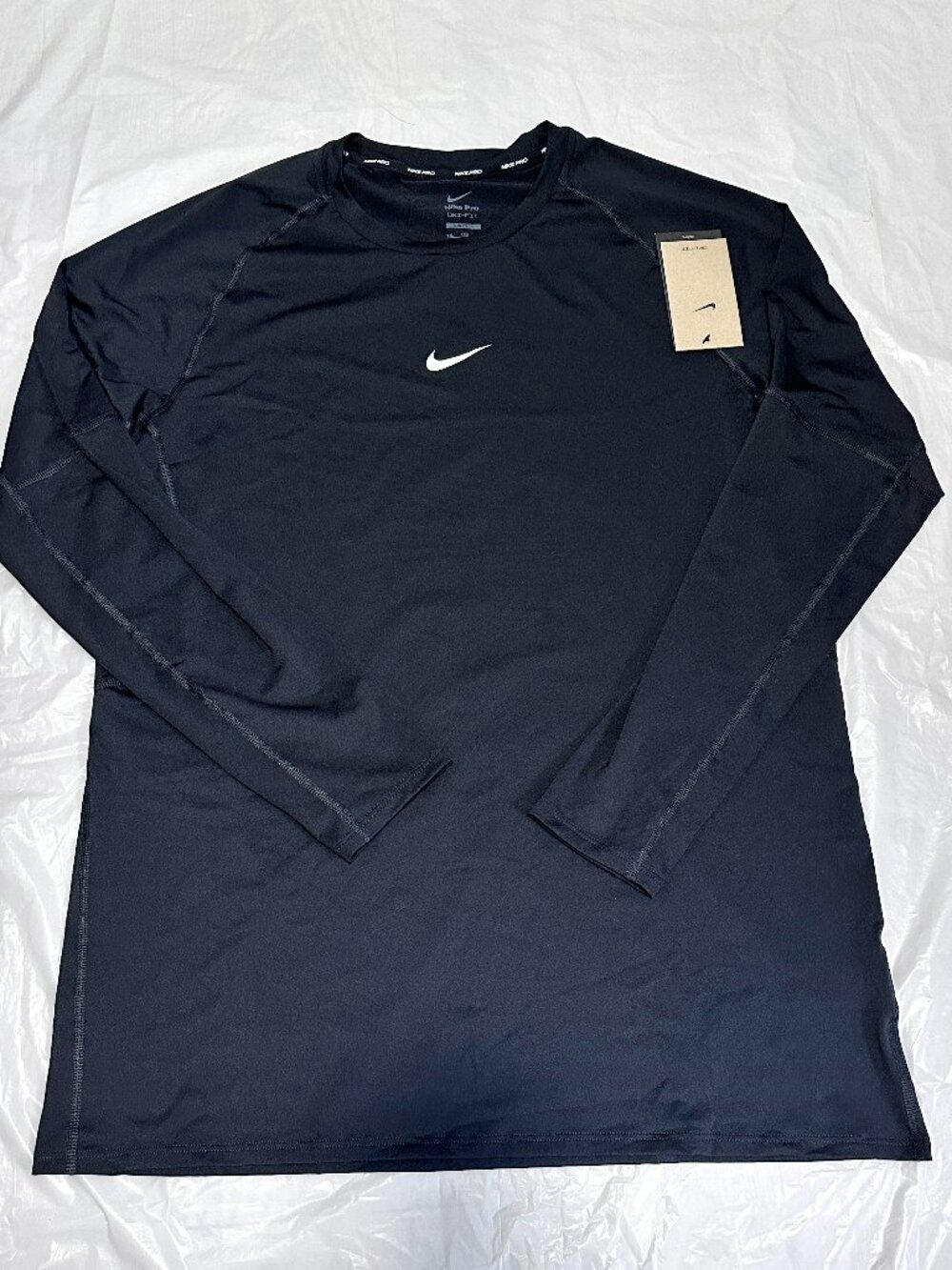 NEW Nike Pro Men's Dri-FIT Tight Long-Sleeve Fitness Top FB7919-010 Black Sz 2XL
